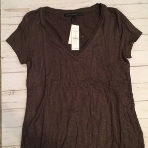 WHBM Everyday SS V Neck Tee